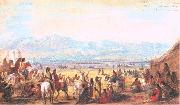 Miller, Alfred Jacob Encampment on Green River oil painting picture wholesale